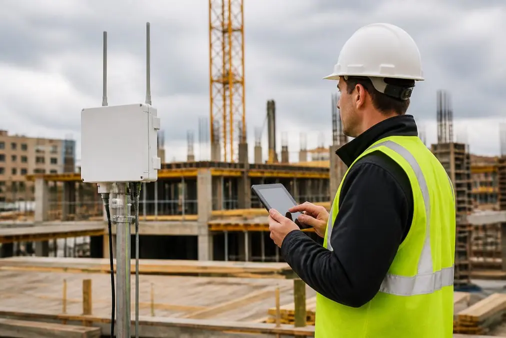 Wireless Network Management for Construction Sites